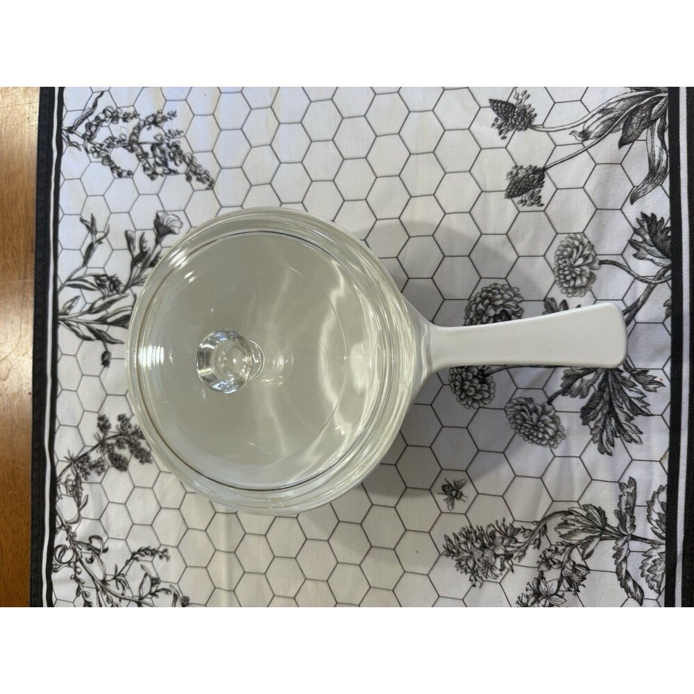 Vintage Corning Ware Blue Cornflower P-81-B 1-Pint Sauce Pan w/ P-81-C Lid - Picture 4 of 7